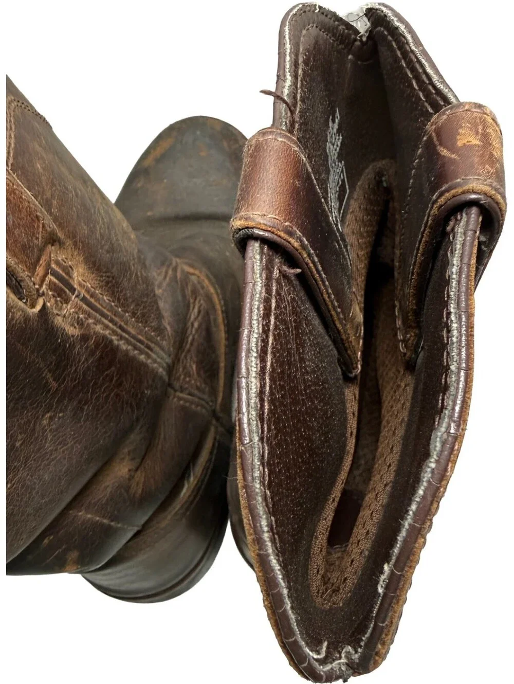 Justin WK4961 Wyoming Waterproof ROUND Steel Toe Western Work Boot Mens Sz 9 EE